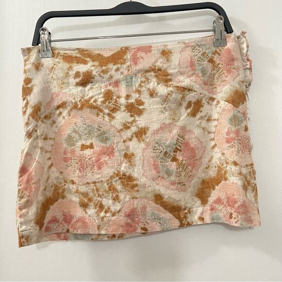 Free People Sweet As Beach Mini Skirt Size 2 - Picture 5 of 8